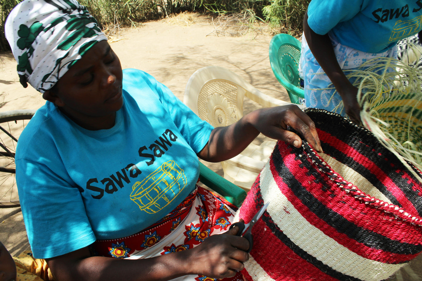 Balance Flow Handmade Sisal Straw Basket Tote