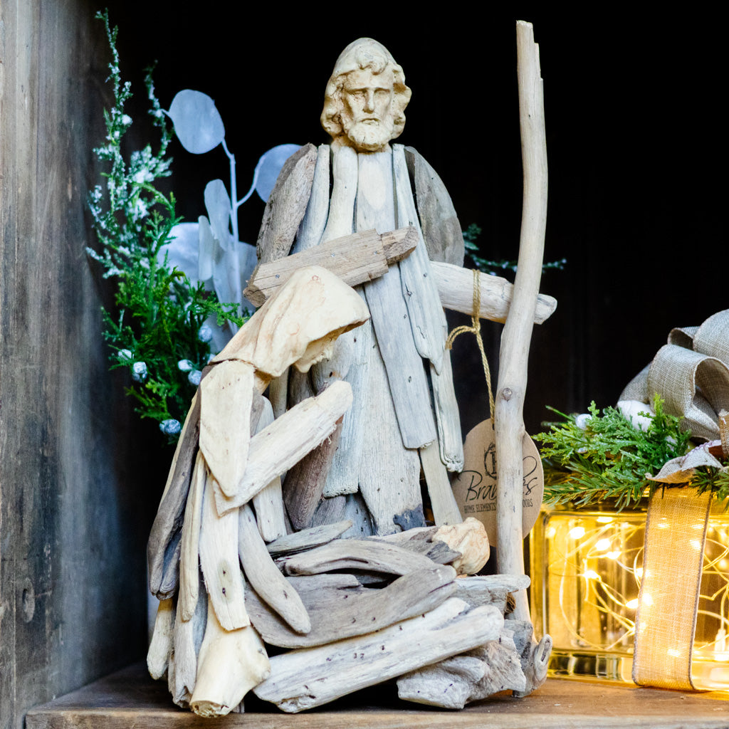 Driftwood Holy Family