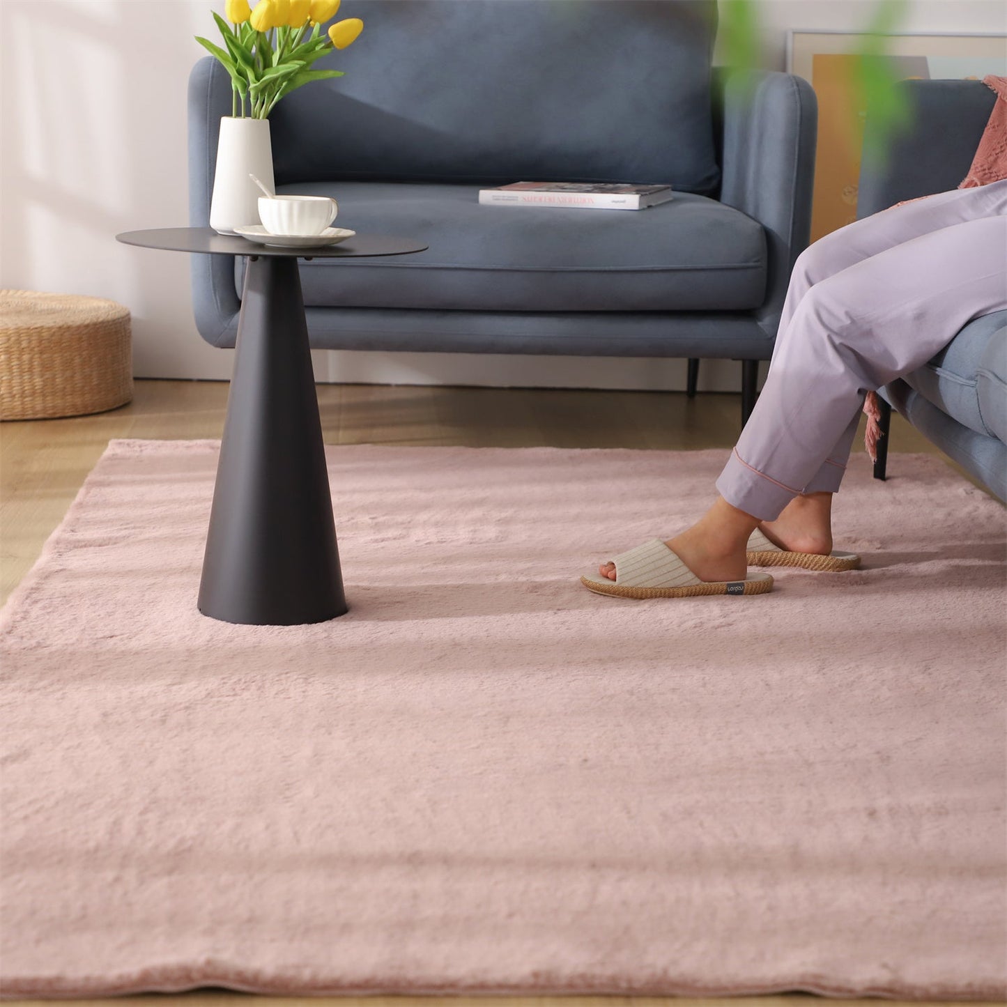 Fluffy Elegant Faux Fur Area Rugs, Ultra Soft, Room Decor, Graduation Gifts, Fathers Day Gift, Mom Gift