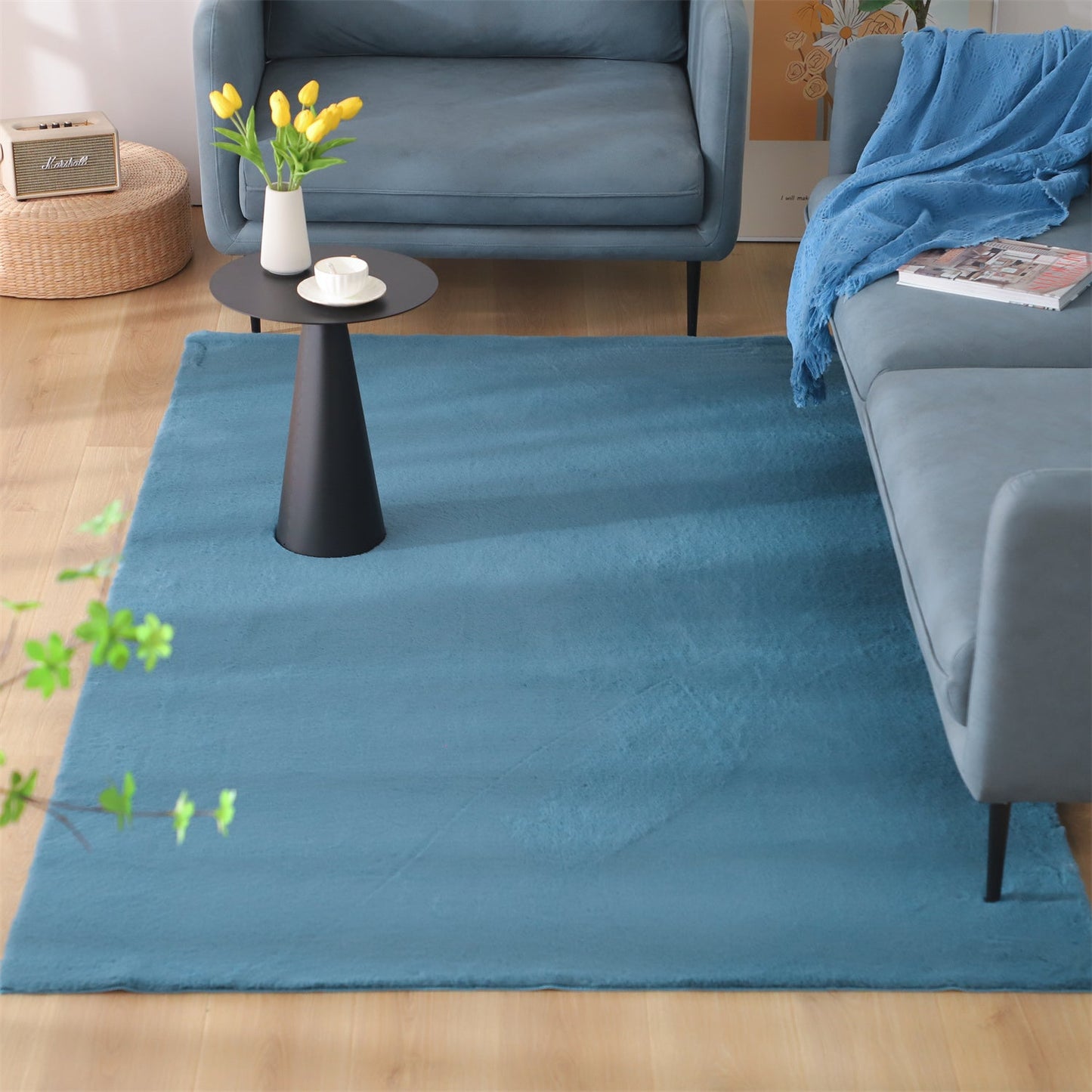 Fluffy Elegant Faux Fur Area Rugs, Ultra Soft, Room Decor, Graduation Gifts, Fathers Day Gift, Mom Gift