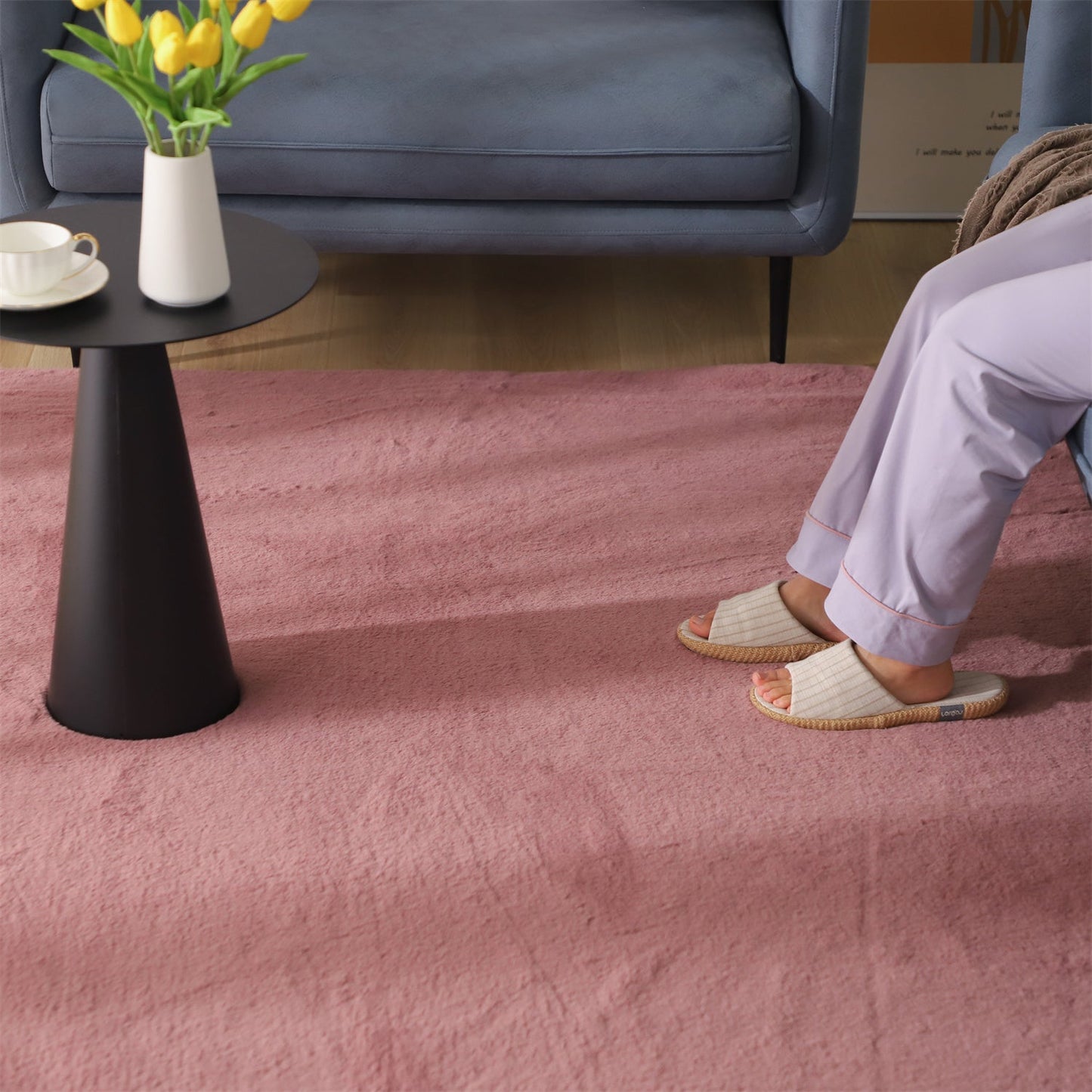 Fluffy Elegant Faux Fur Area Rugs, Ultra Soft, Room Decor, Graduation Gifts, Fathers Day Gift, Mom Gift