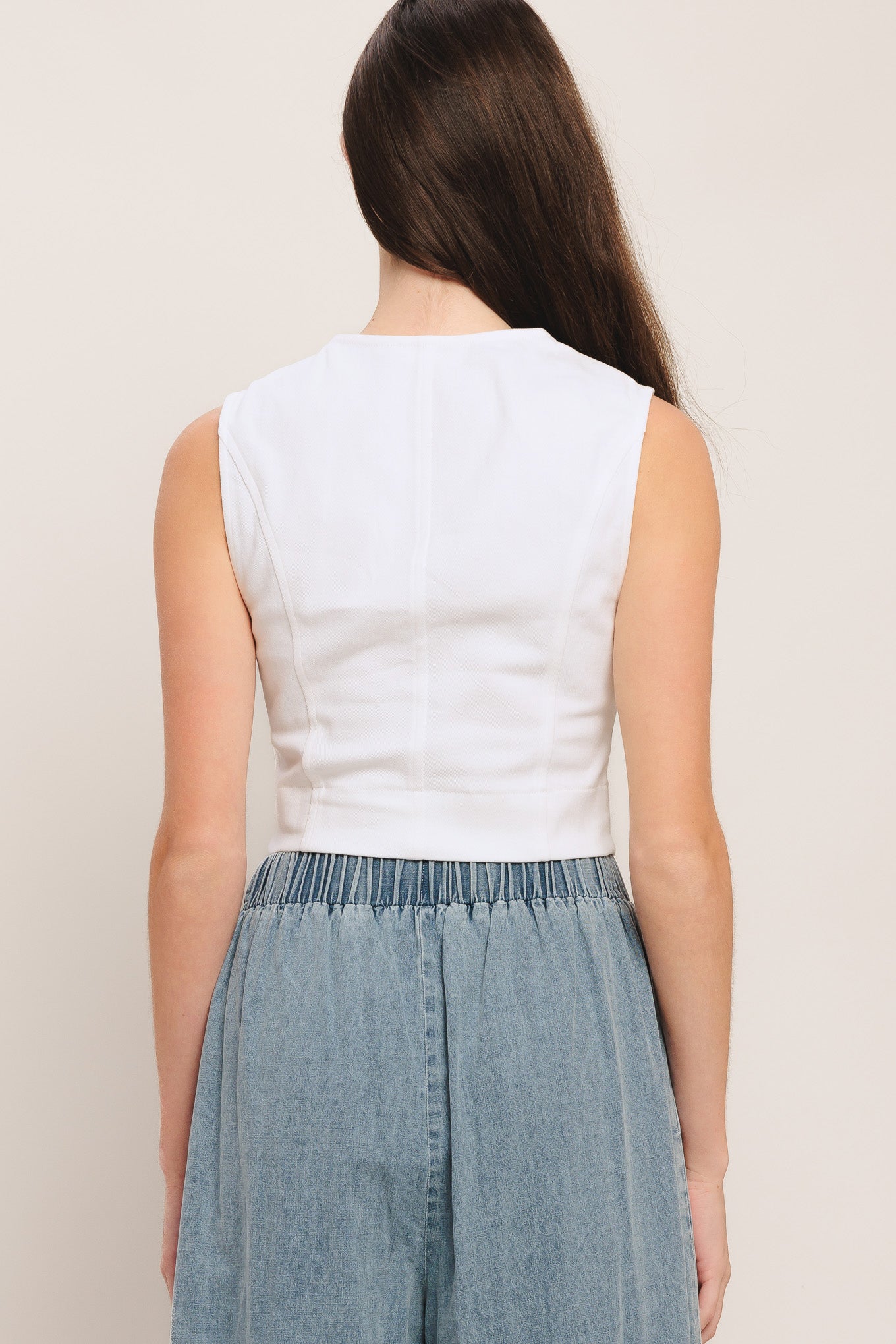 EASY WEAR WESTERN WOVEN TOP