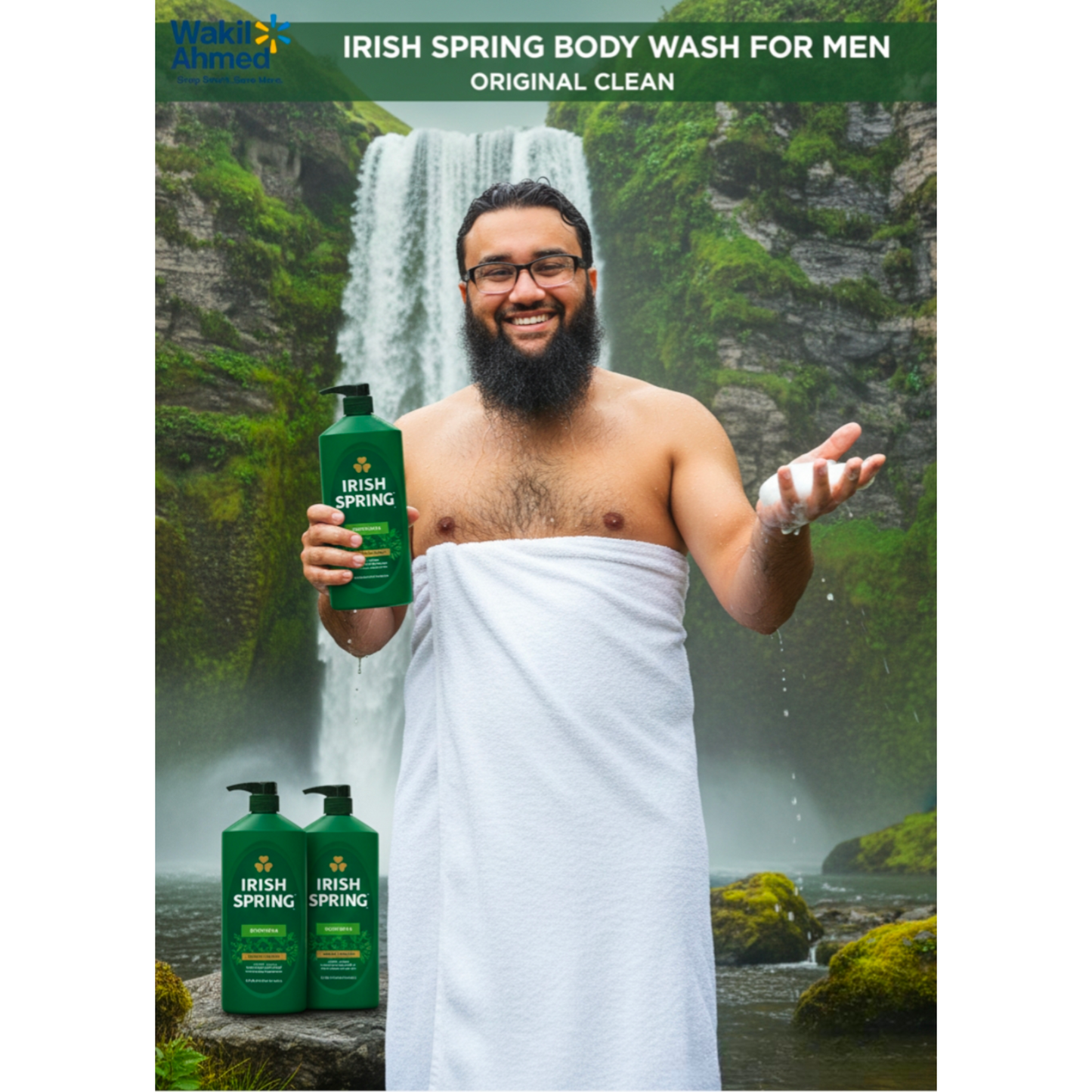 Irish Spring Body Wash for Men, Original Clean 2 Pack 30 oz