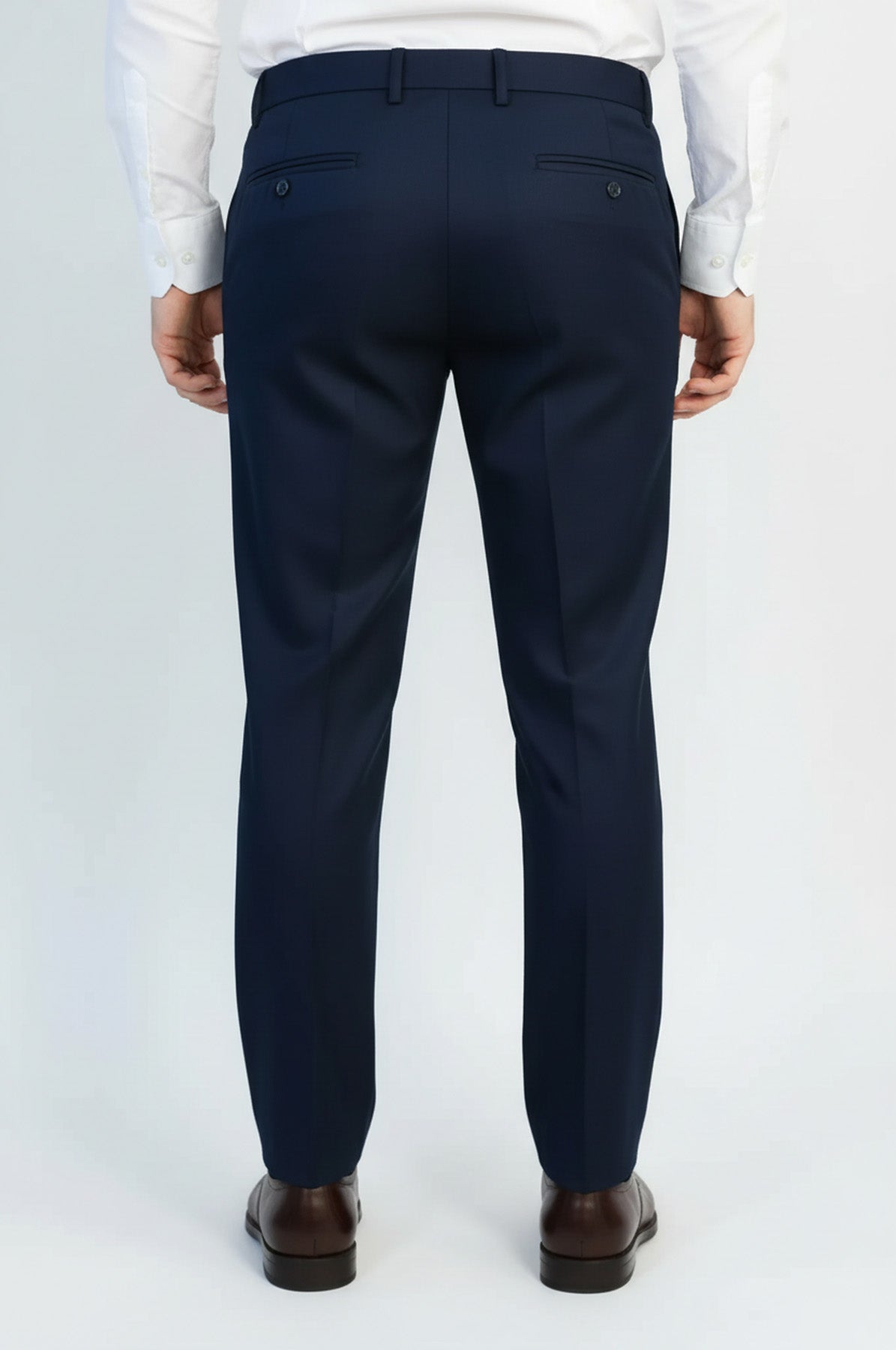 Deep Navy Slim Fit Dress Pants – Wessi