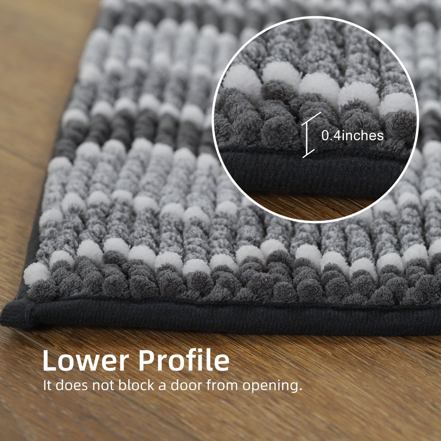 ruSoft Absorbent Durable Non-Slip Bathroom Rug Mat, Room Decor, Graduation Gifts, Fathers Day Gift, Mother Gift