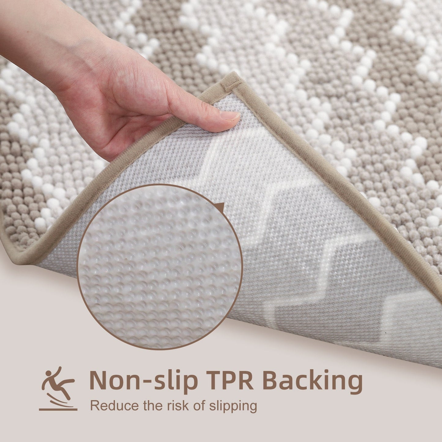 ruSoft Absorbent Durable Non-Slip Bathroom Rug Mat, Room Decor, Graduation Gifts, Fathers Day Gift, Mother Gift