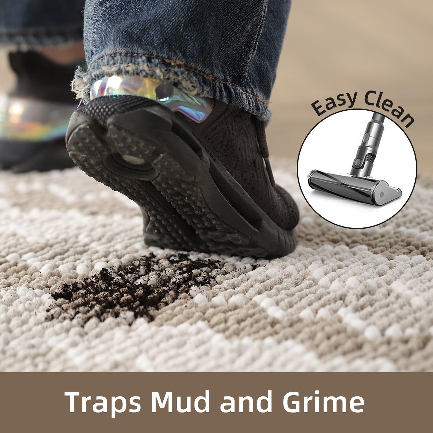 ruSoft Absorbent Durable Non-Slip Bathroom Rug Mat, Room Decor, Graduation Gifts, Fathers Day Gift, Mother Gift