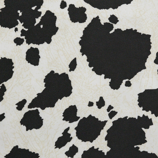 SAFARI - COW, LA ZOO SHORT PILE VELVET DRAPERY AND UPHOLSTERY FABRIC BY THE YARD