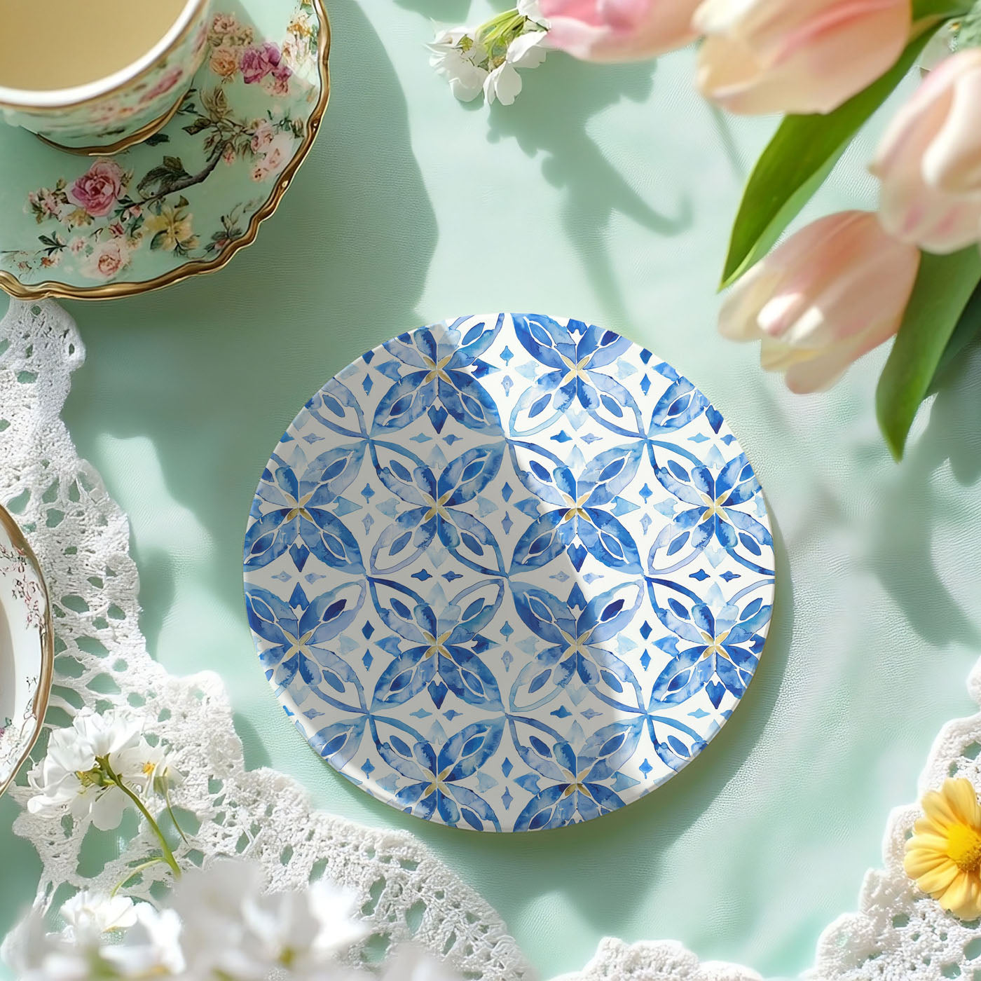 Mediterranean Lemon Coasters