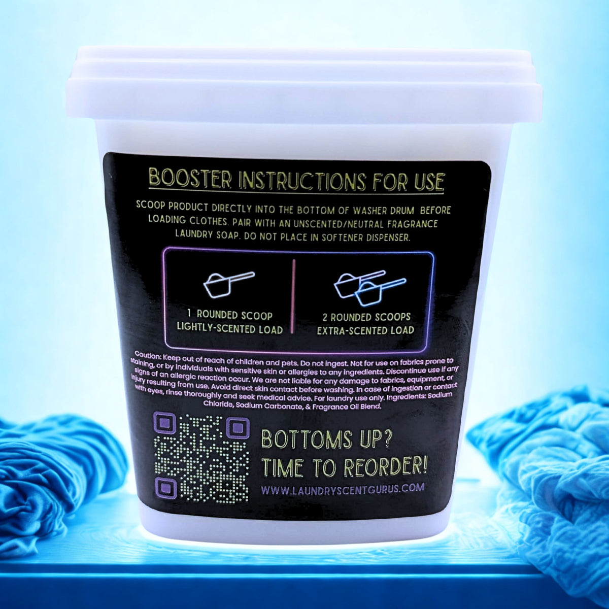 Extra-Scented Laundry Booster | 36oz or 72oz XL Tub | Fabric Softener