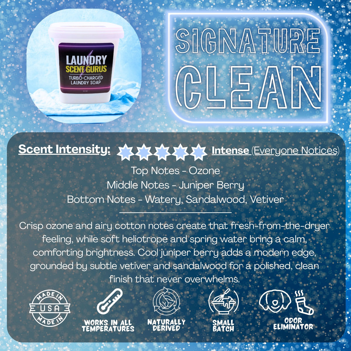 Ultimate All-In-One Laundry Detergent + Scent Booster | Multi-Use Cleaning Powder