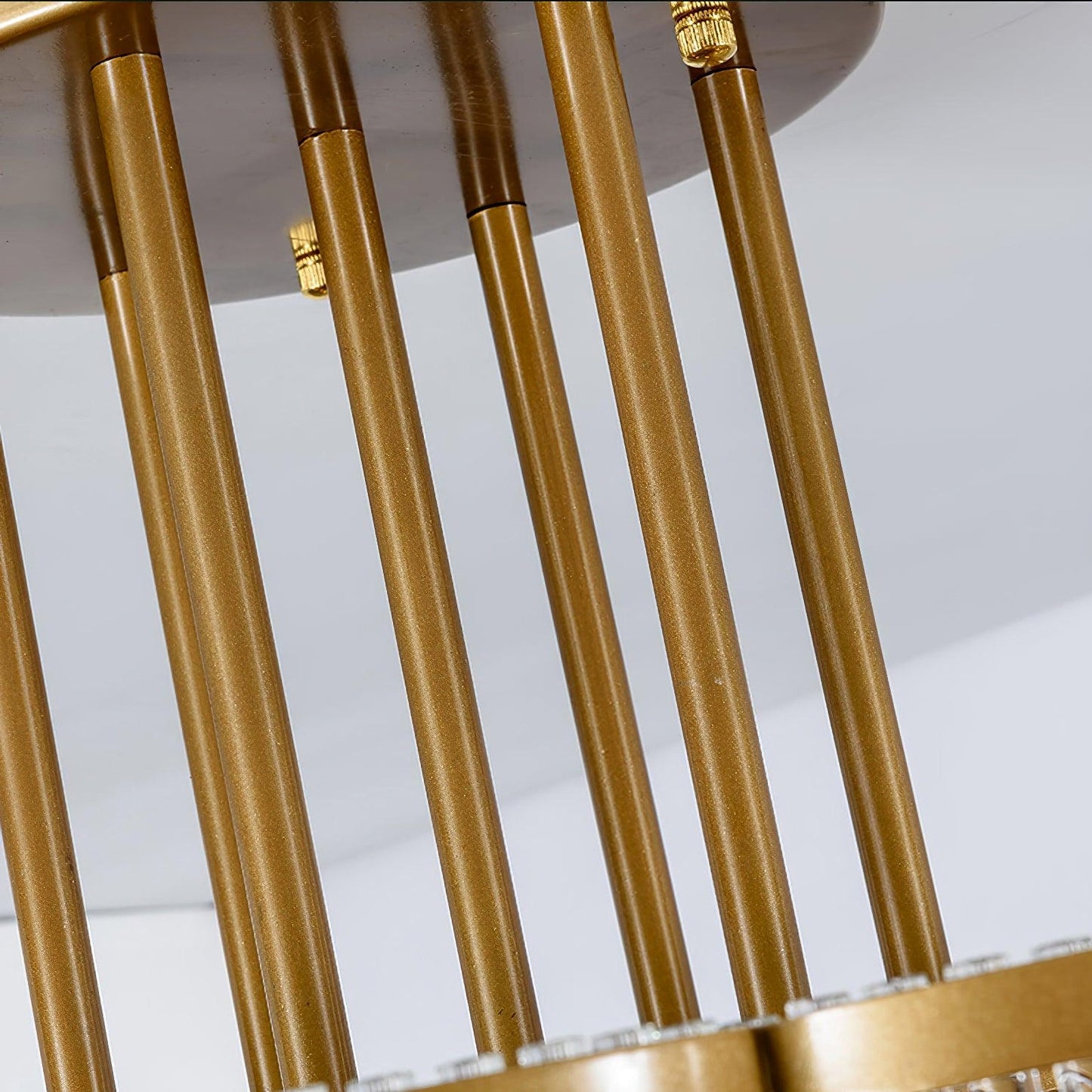 Layered Crystal Ceiling Light