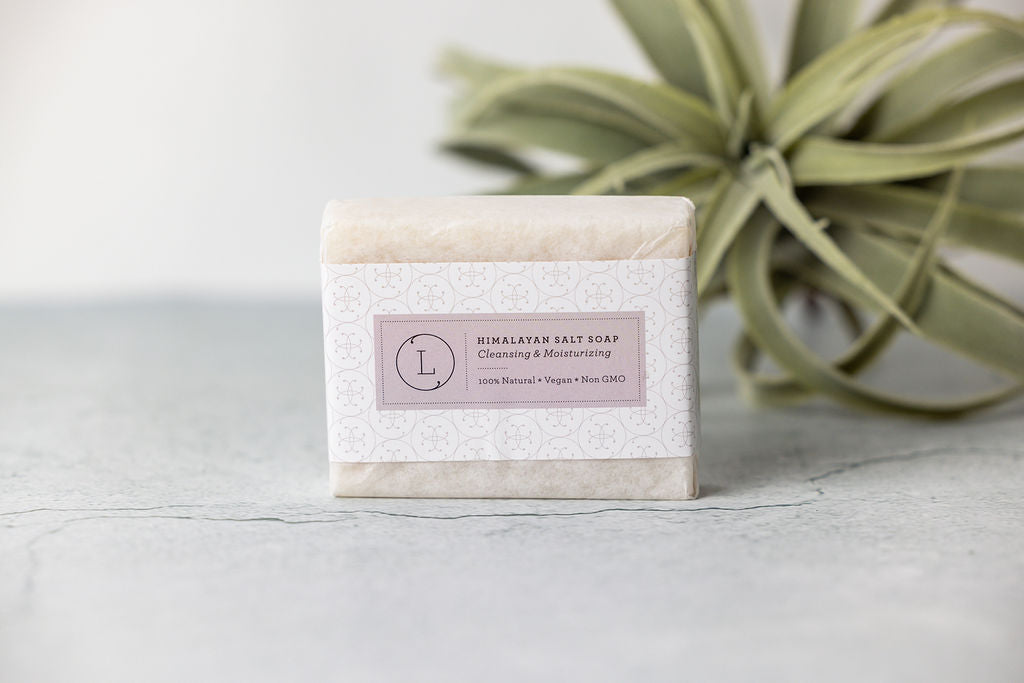 Himalayan Salt Soap Bars – Natural Unscented Vegan Set of 2