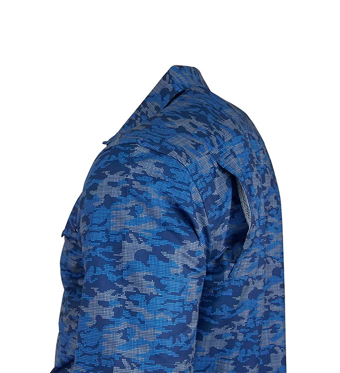 Men's Dot Camo UV Vented Solar Outdoor Shirt