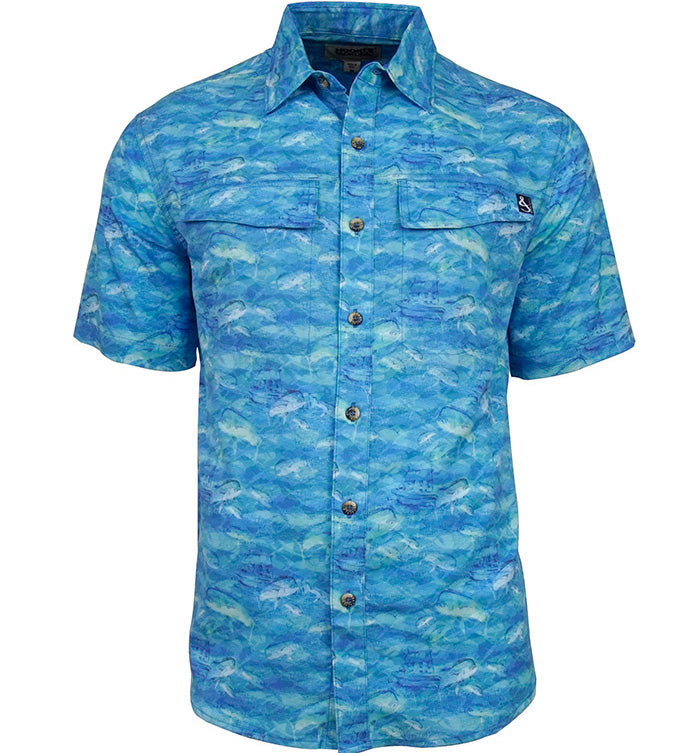 Men's Mahi Rush UV Vented Sun Outdoor Shirt