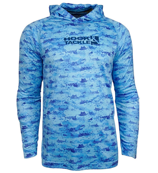 Men's Bill Camo UV Sun Outdoor Hoodie