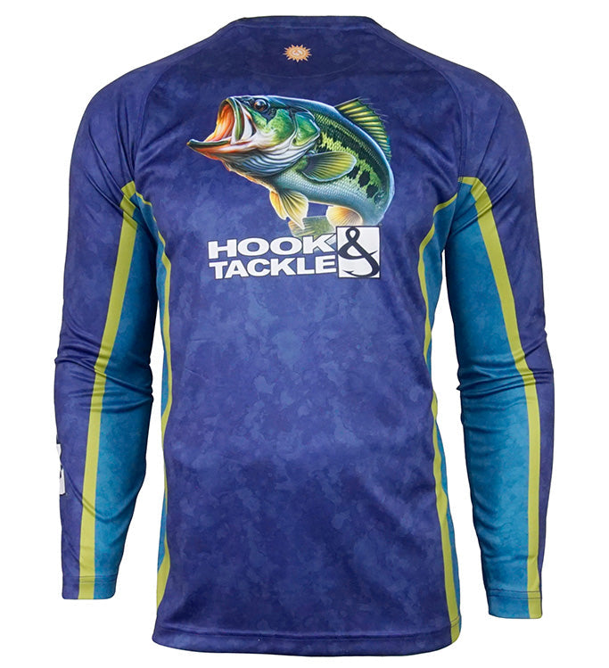 Men's Bass Camo L/S UV Sun Shirt