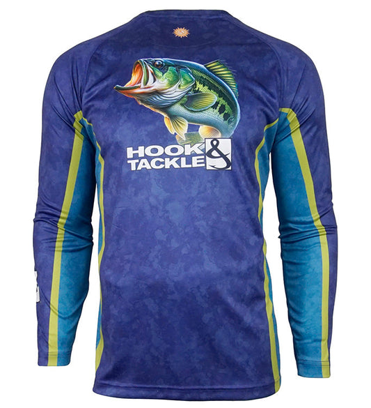 Men's Bass Camo L/S UV Sun Shirt