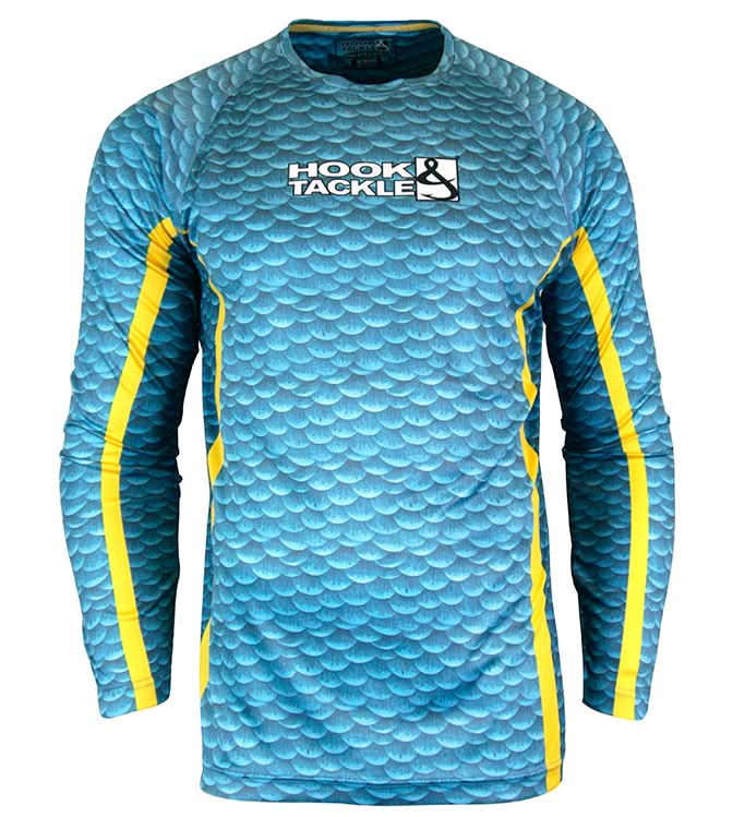 Men's Mahi Scales L/S UV Sun Outdoor Shirt