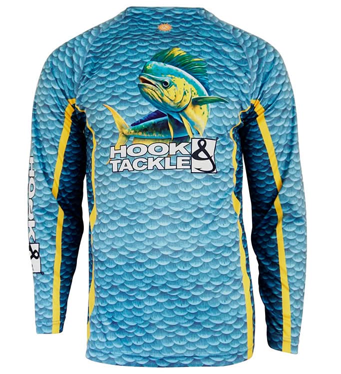 Men's Mahi Scales L/S UV Sun Outdoor Shirt
