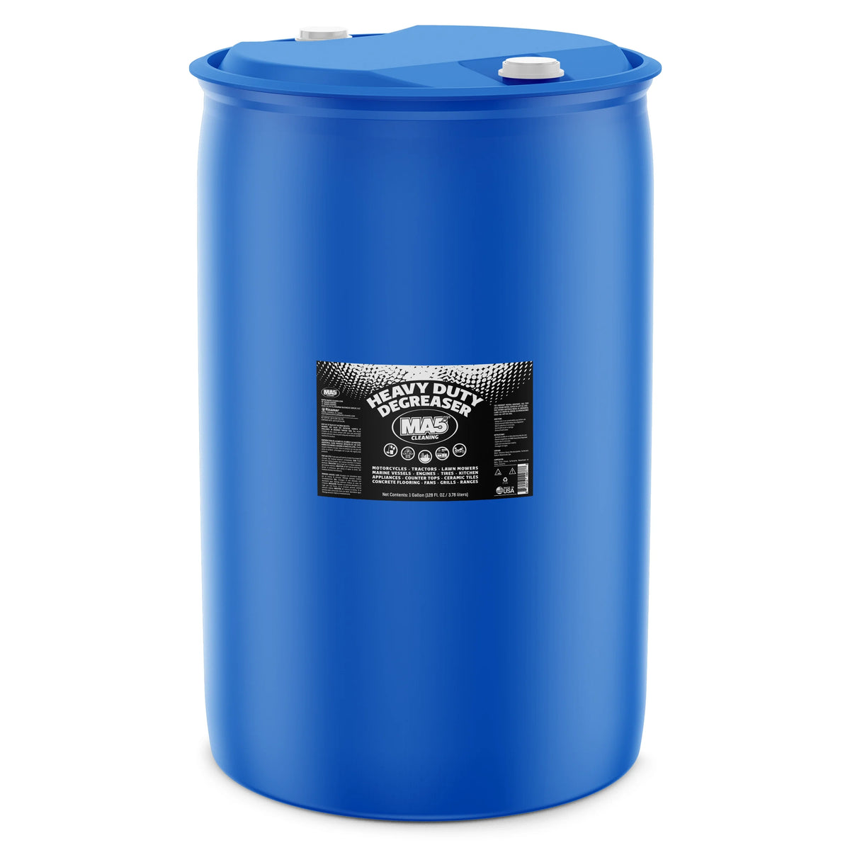 MA5X Heavy-Duty Degreaser Black | 55-Gallon Drum | Alkaline Industrial Degreaser pH 12-13