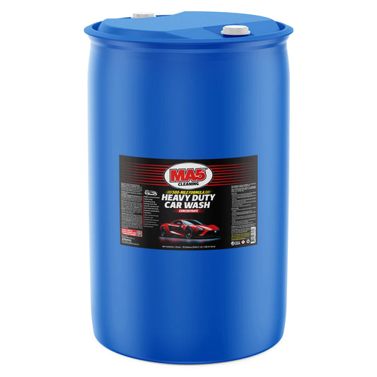 MA5X Heavy-Duty Car Wash Concentrate 55-Gallon Commercial Drum | Fleet & Tunnel Car Wash Soap