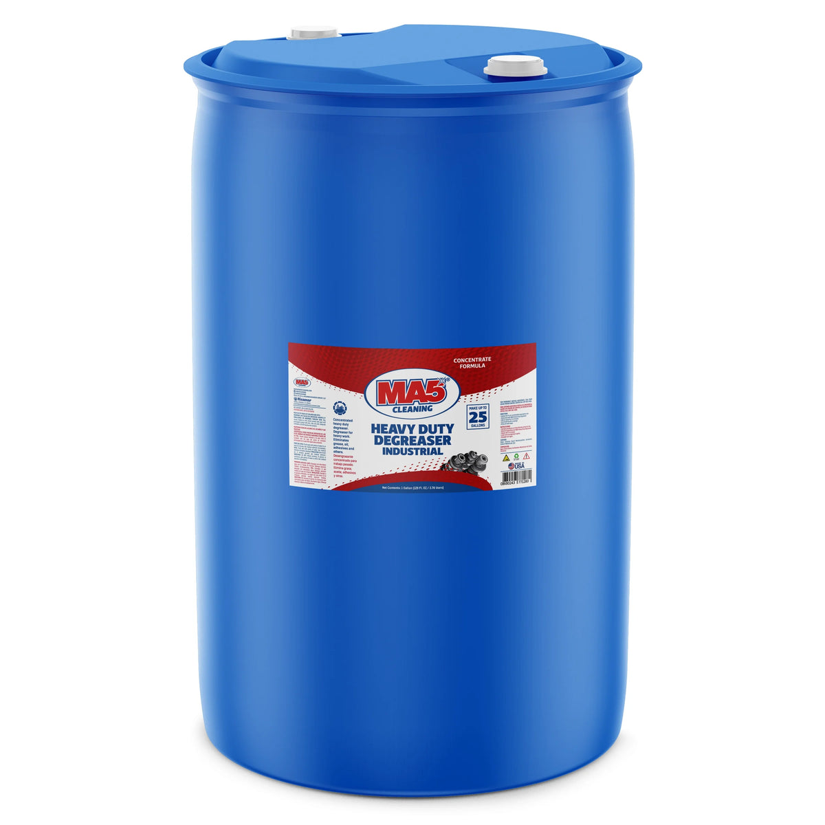 MA5X Heavy-Duty Degreaser Industrial 55-Gallon Drum | Maximum Strength pH 13-14 Alkaline