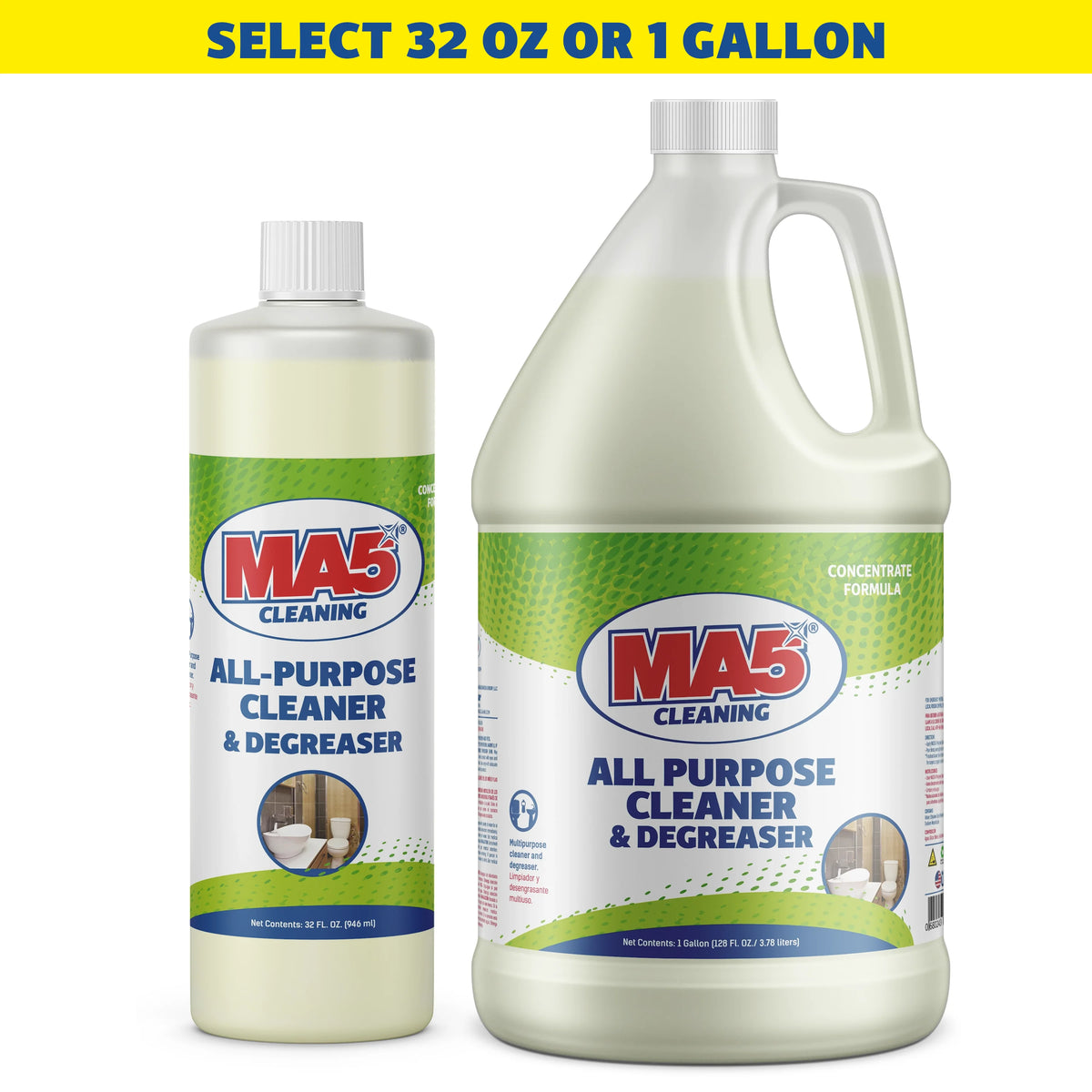 MA5X All-Purpose Cleaner & Degreaser | Multi-Surface pH 11-12