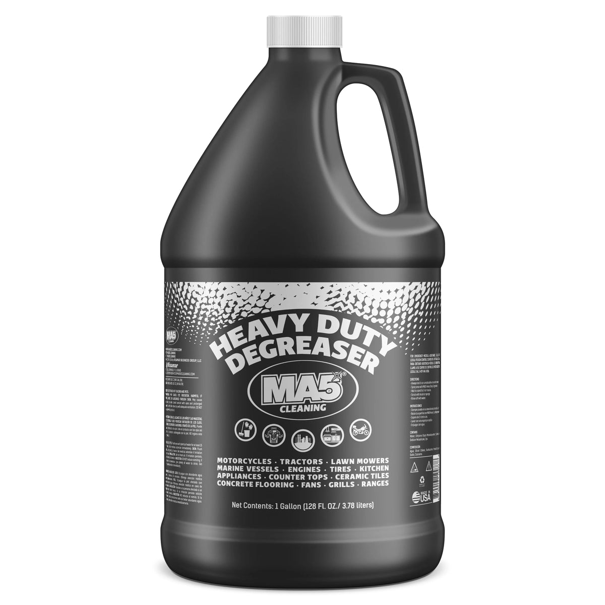 MA5X Heavy-Duty Black Degreaser | Commercial Grade pH 12-13