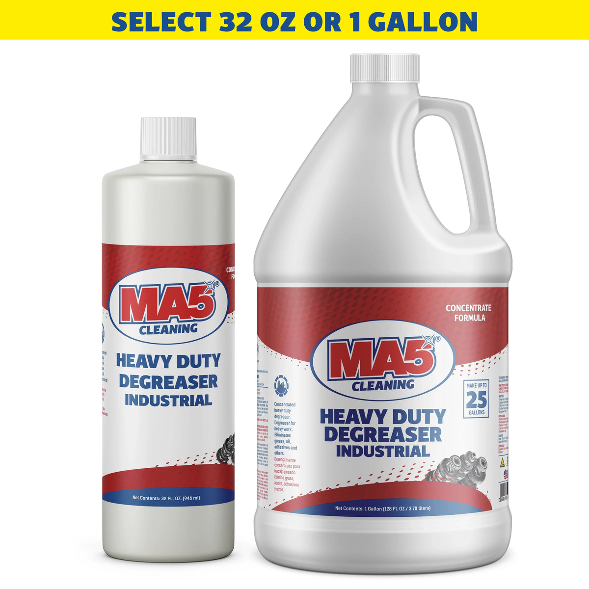 MA5X Industrial Strength Alkaline Degreaser | pH 13-14 Concentrate