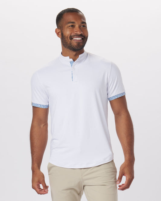 Catalyst Polo | Mantra Collar | Coral Contrast