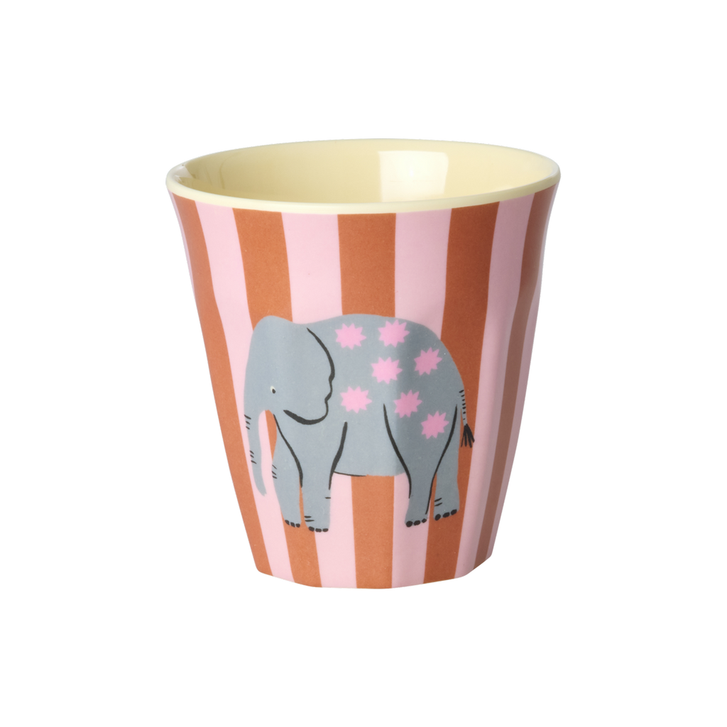 Melamine Kids Cups in Fun Fair Pink Prints - Small - 6 pcs. in Gift Box -