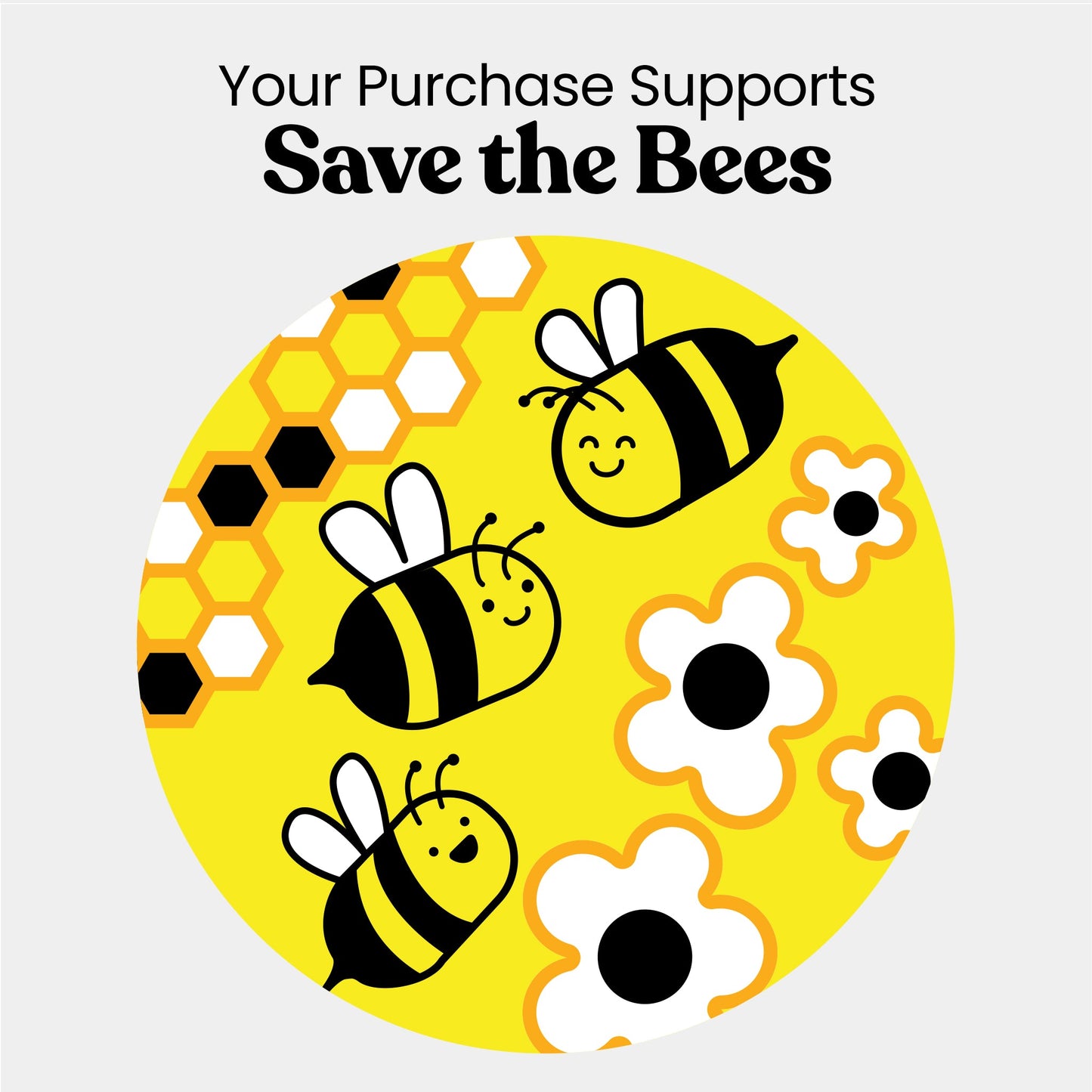 Kids Bamboo Toothbrush Save The Bees