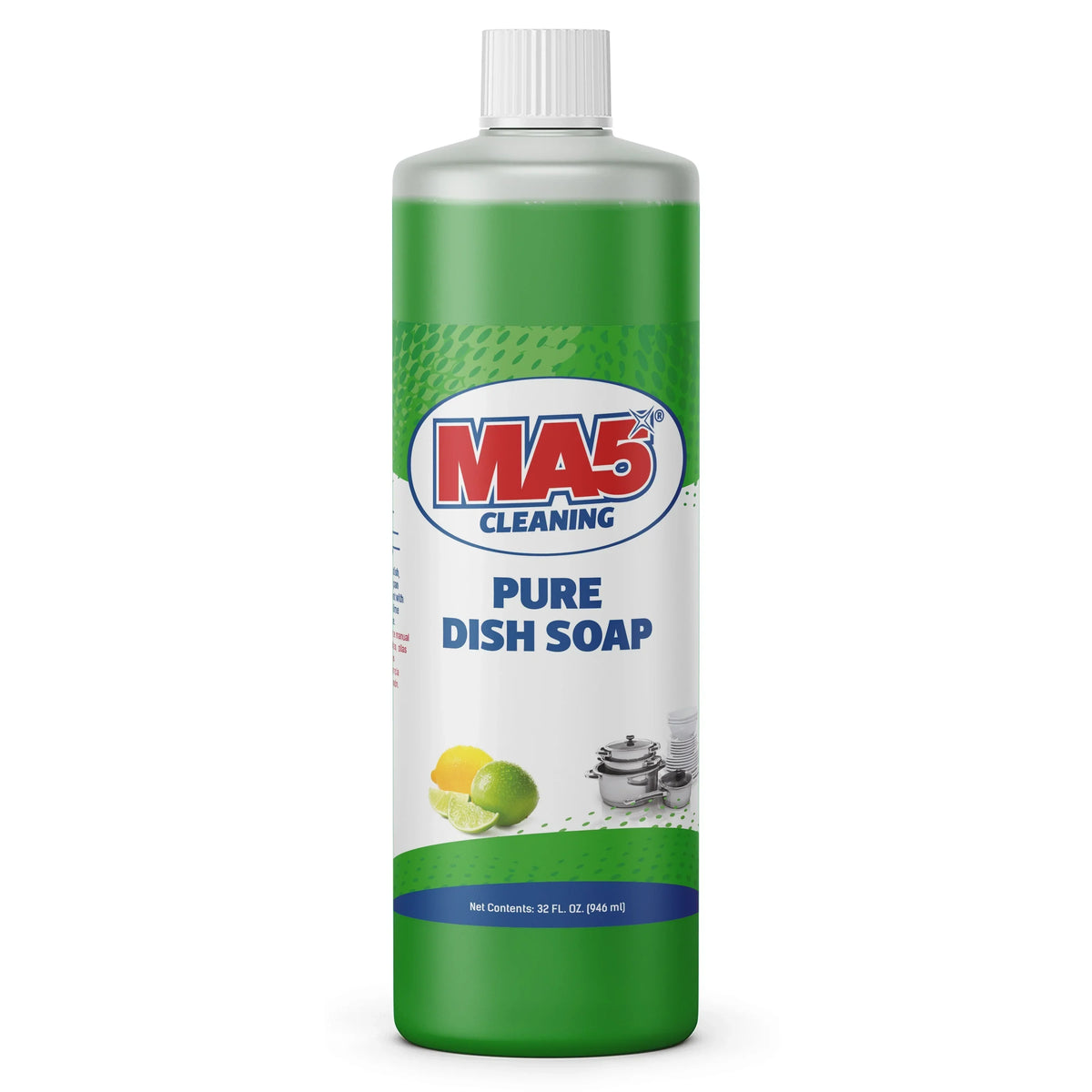 MA5X Pure Dish Soap | Commercial-Grade Grease-Cutting Formula