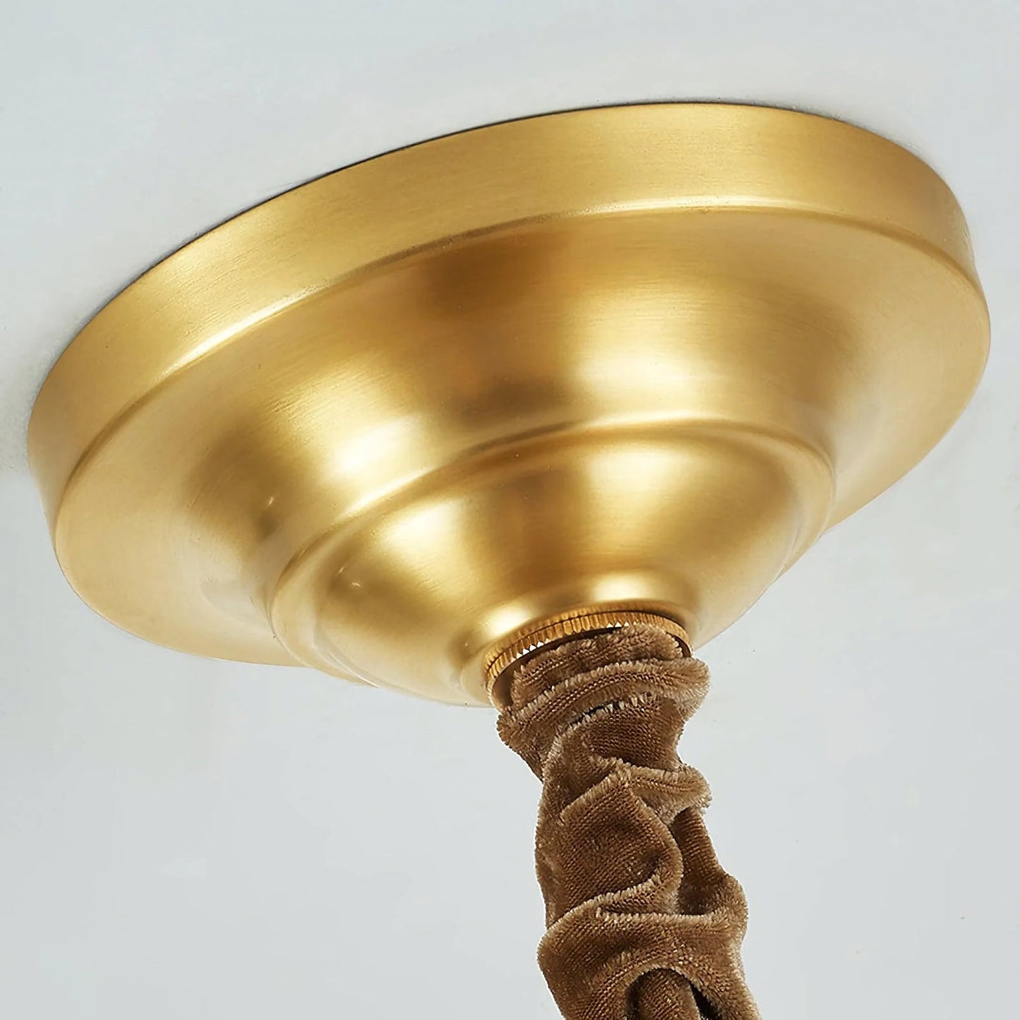 Modern Shell Glass Chandelier