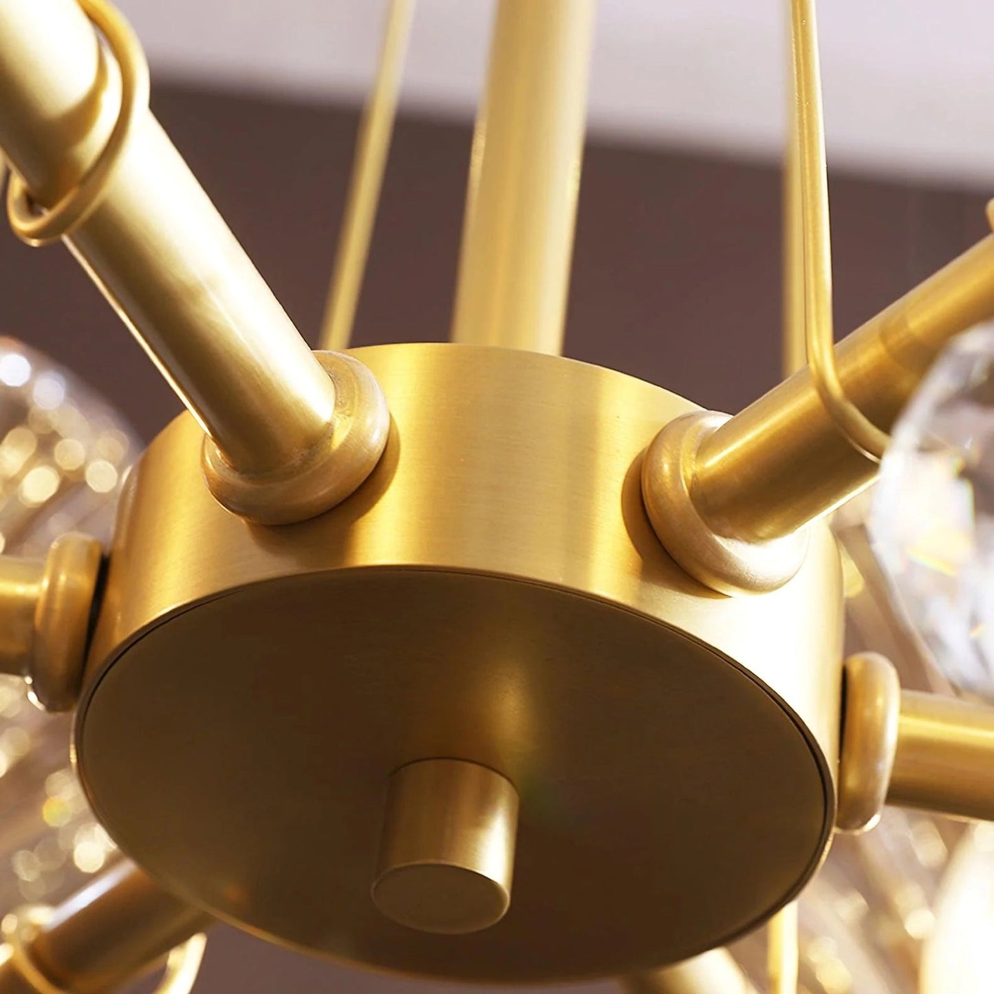 Modern Shell Glass Chandelier