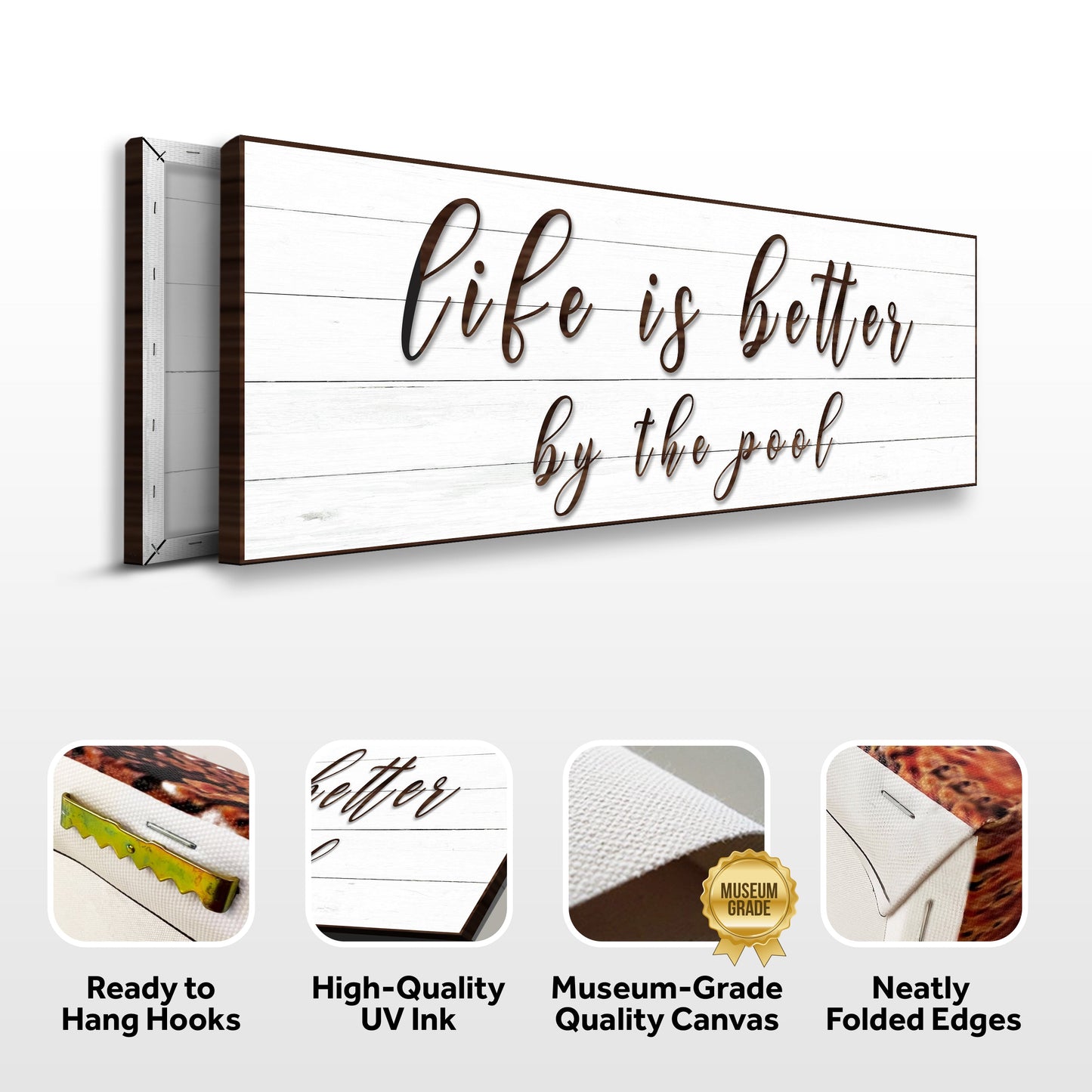 Life Is Better By The Pool Sign