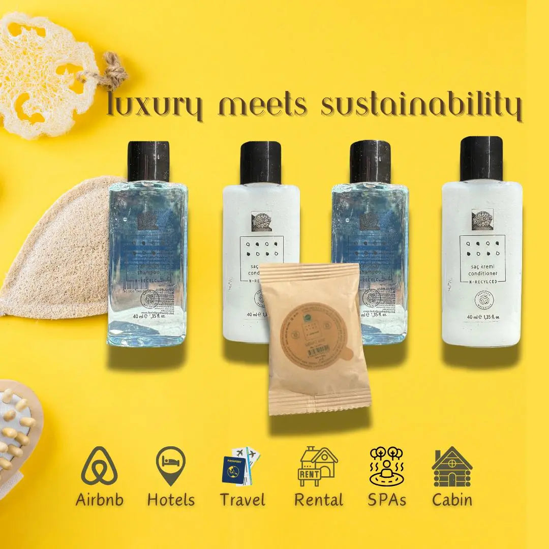 Roomsium Travel Size Toiletries 125-Piece Hotel Amenities Set