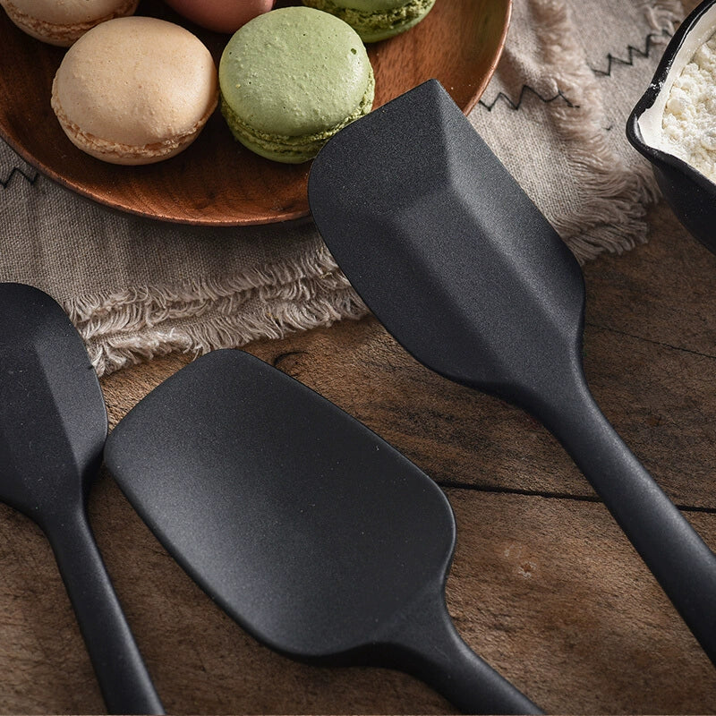 Silicone Spatula Three-Piece Set Snowflake Crisp Baking Tool Cream Shovel Cake Scraper Stirring Knife Suit