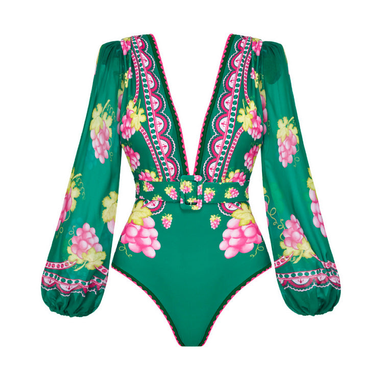 Swimsuit One-Piece Mid-Length Dress Set