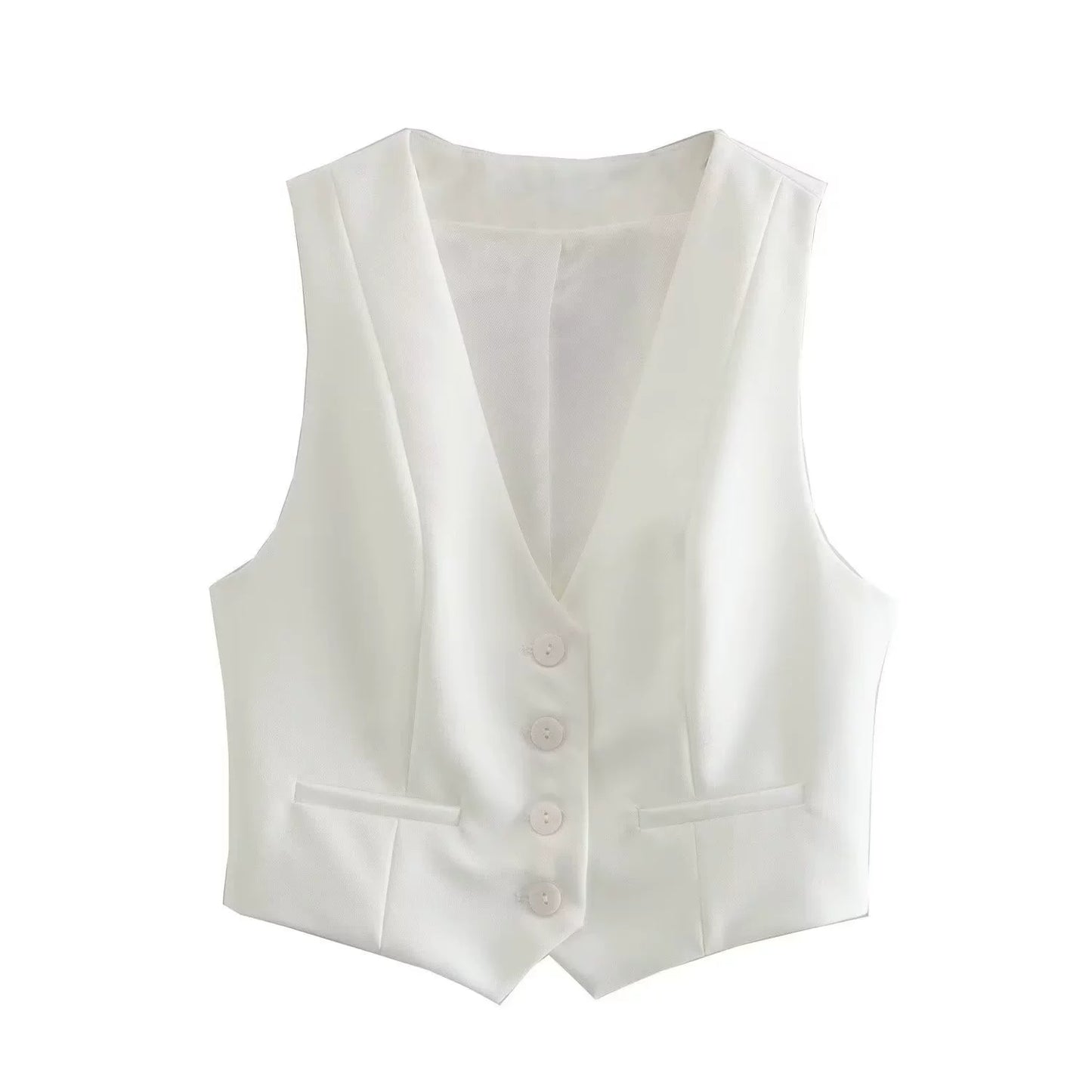 Sleeveless Short Vest and Pants