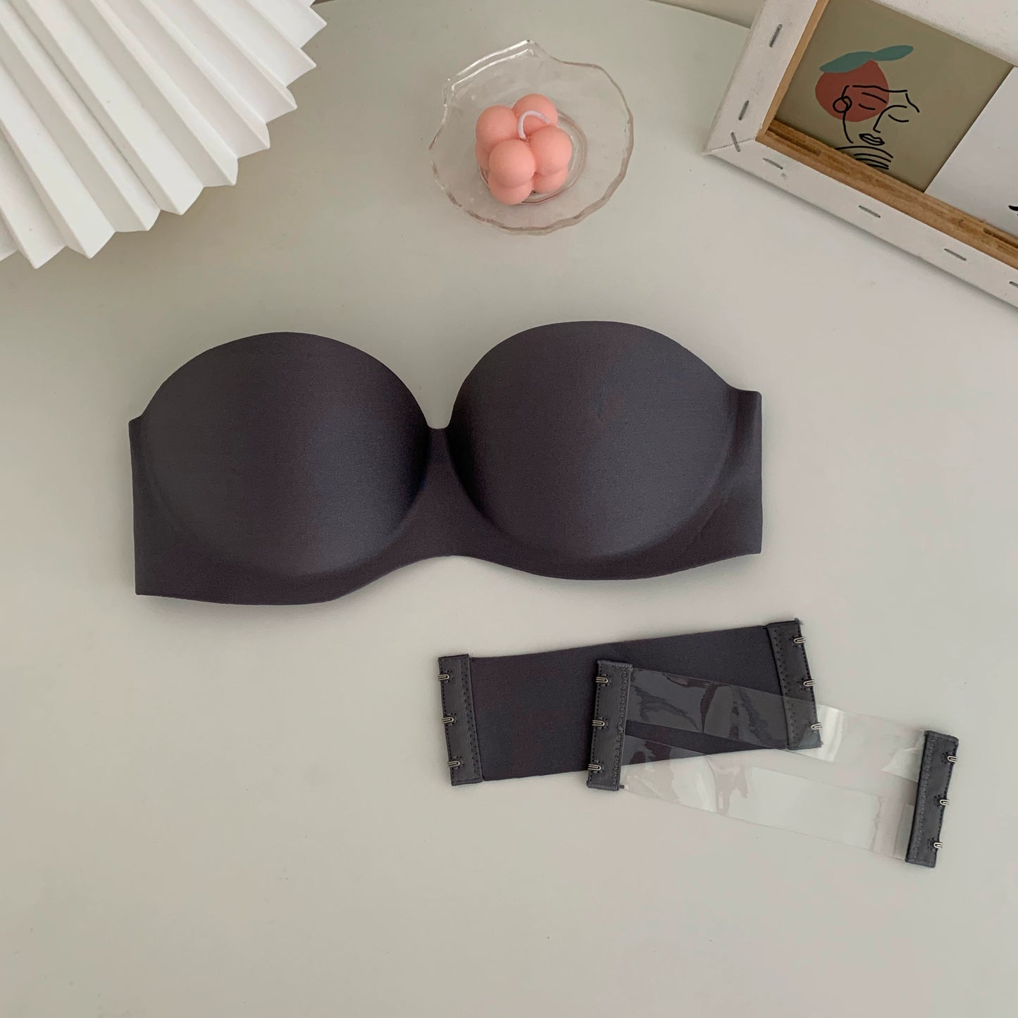 Women's Summer Non-Slip Invisible Back Underwired Bra