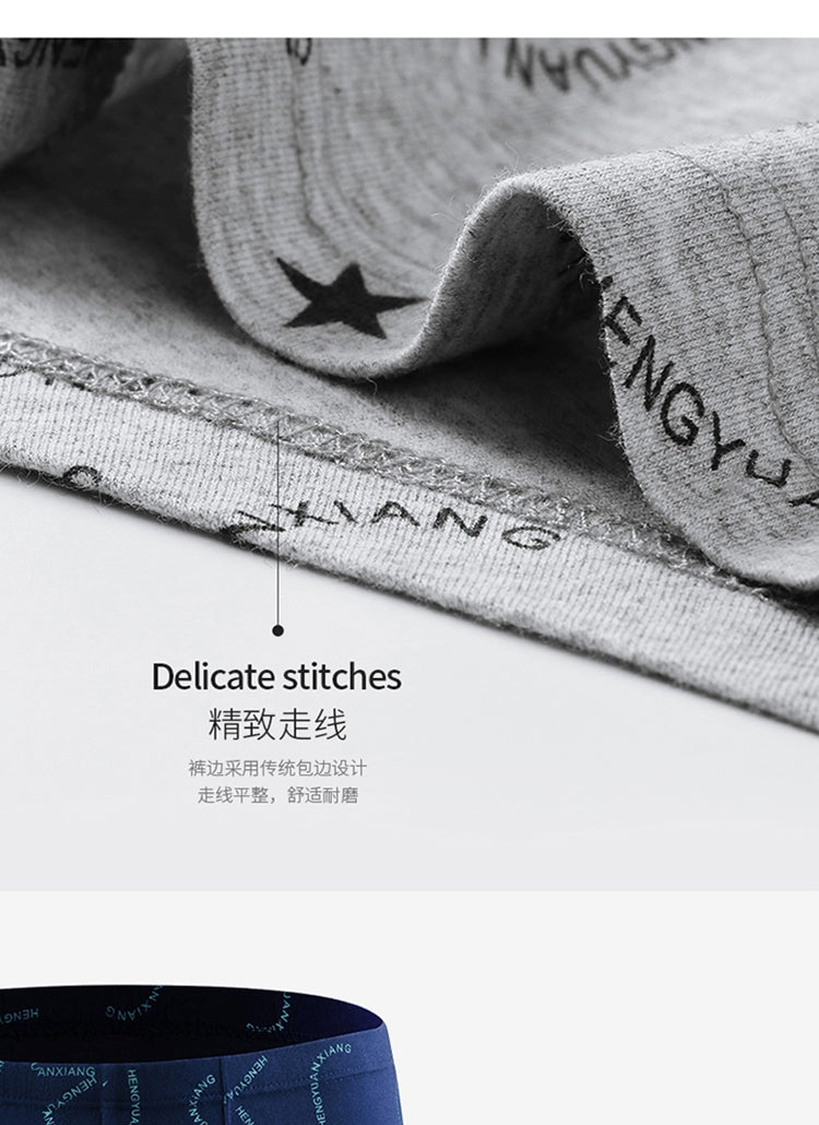 Pure Cotton Breathable Loose Large Size Men's Underwear