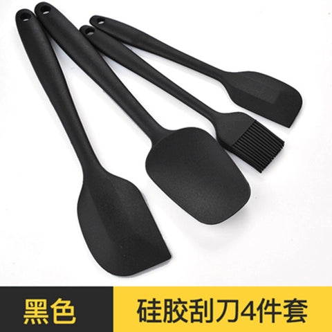 Silicone Spatula Three-Piece Set Snowflake Crisp Baking Tool Cream Shovel Cake Scraper Stirring Knife Suit