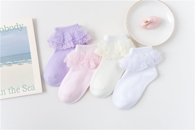 Latin Dance Pantyhose Summer Girl Lace Socks