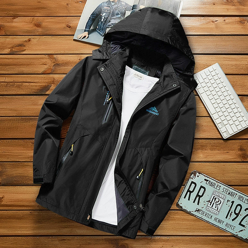 Men's Thin Outdoor Waterproof All Year Round Shell Jacket