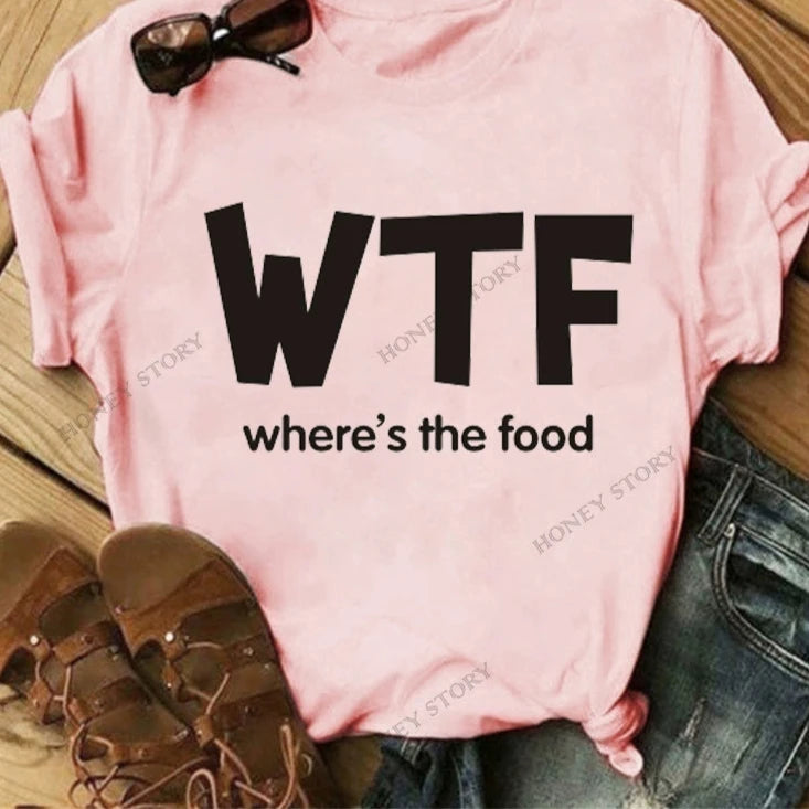T-Shirts Short Sleeves Round Neck Cartoon Printing Comfortable