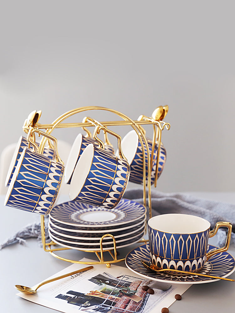 Luxury Gold Plated Ceramic Dinnerware