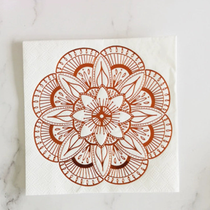 Rose Paper Banquet Afternoon Tea Holiday Supplies Plate