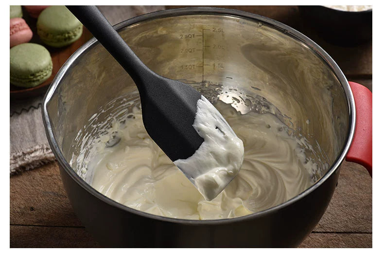 Silicone Spatula Three-Piece Set Snowflake Crisp Baking Tool Cream Shovel Cake Scraper Stirring Knife Suit